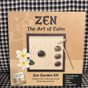 Zen Garden Kit - The Art of Calm with Sand and Pebbles